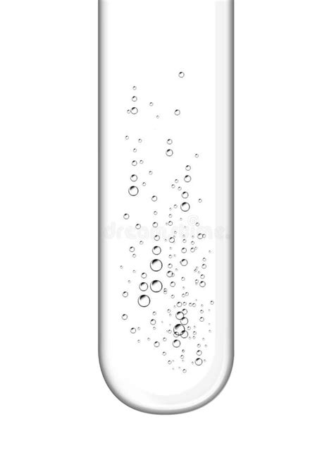 test tube with clear liquid